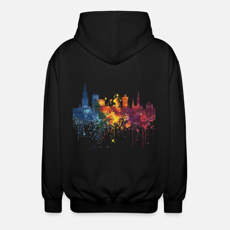 Tilburg - Veste à capuche unisexe - noir