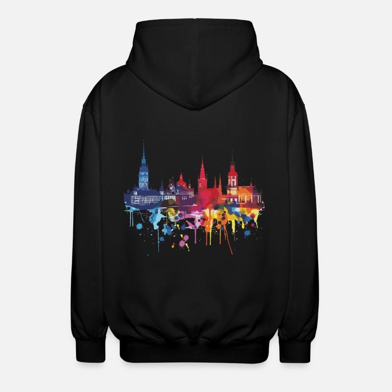 Bromberg - Unisex Kapuzenjacke - Schwarz