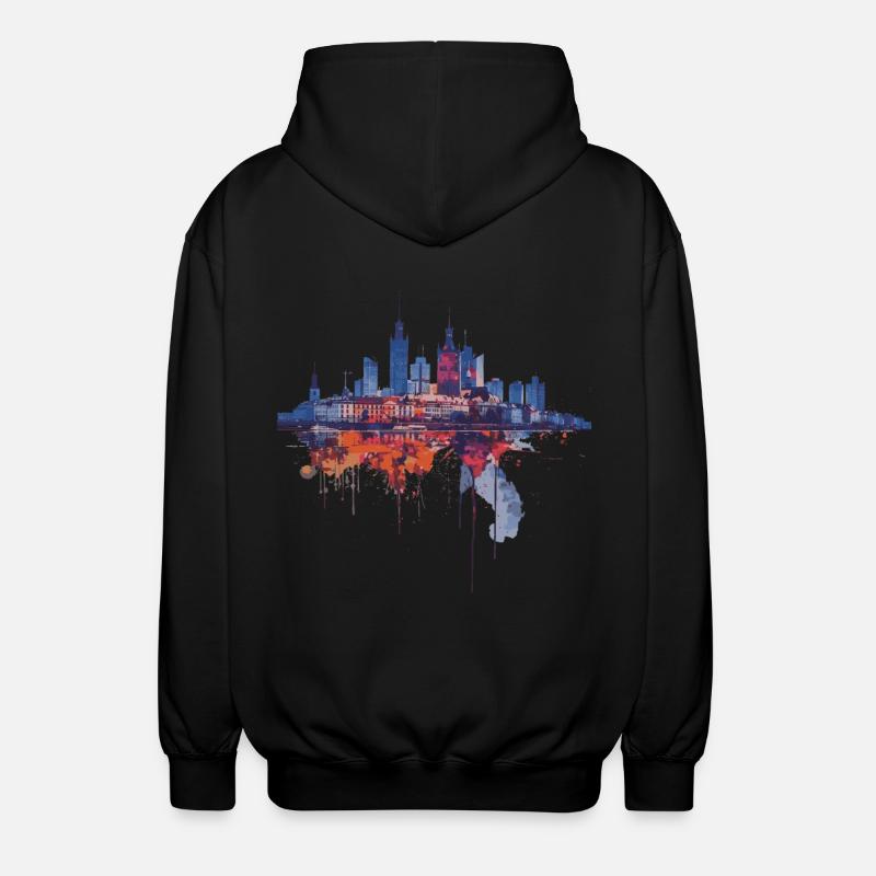 Varsovie - Veste à capuche unisexe - noir