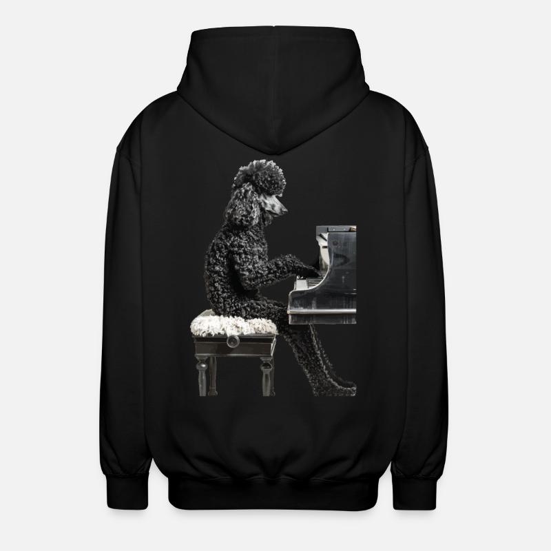 Caniche - Veste à capuche unisexe - noir