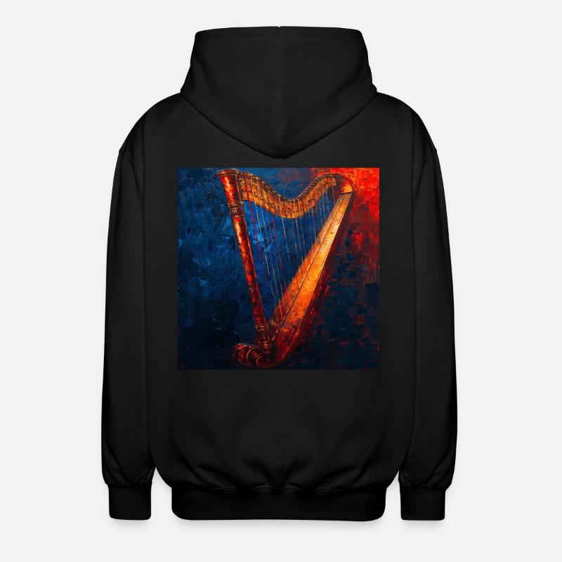Harpe - Veste à capuche unisexe - noir