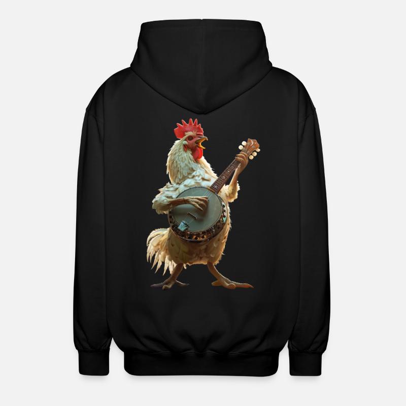 Banjo Coq - Veste à capuche unisexe - noir