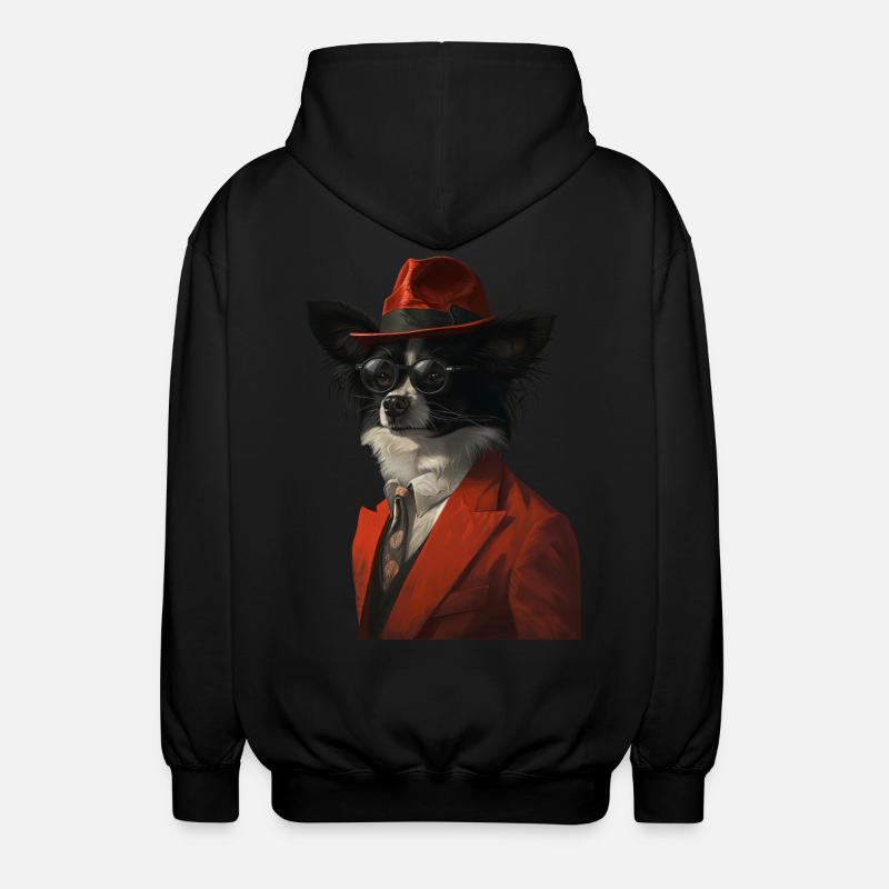 Schmetterling - Unisex Kapuzenjacke - Schwarz