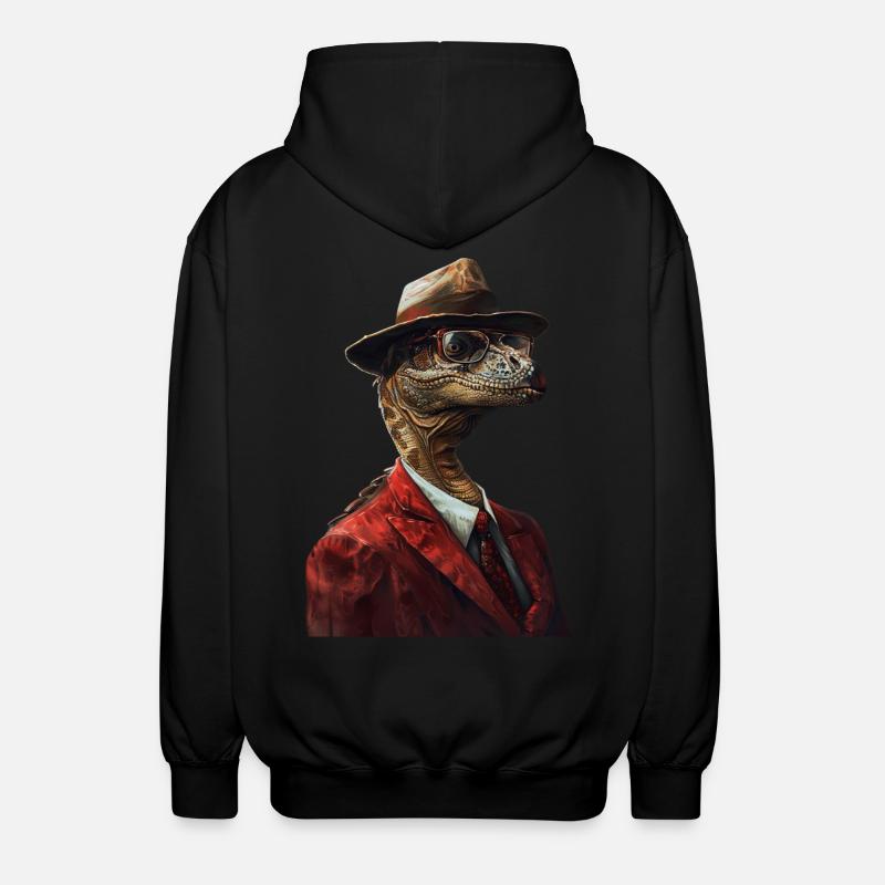 Utahraptor - Unisex Kapuzenjacke - Schwarz