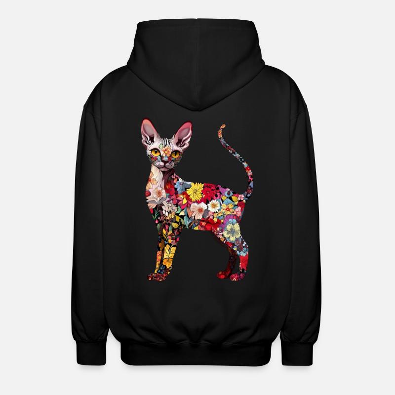 Cornish Rex - Unisex Kapuzenjacke - Schwarz
