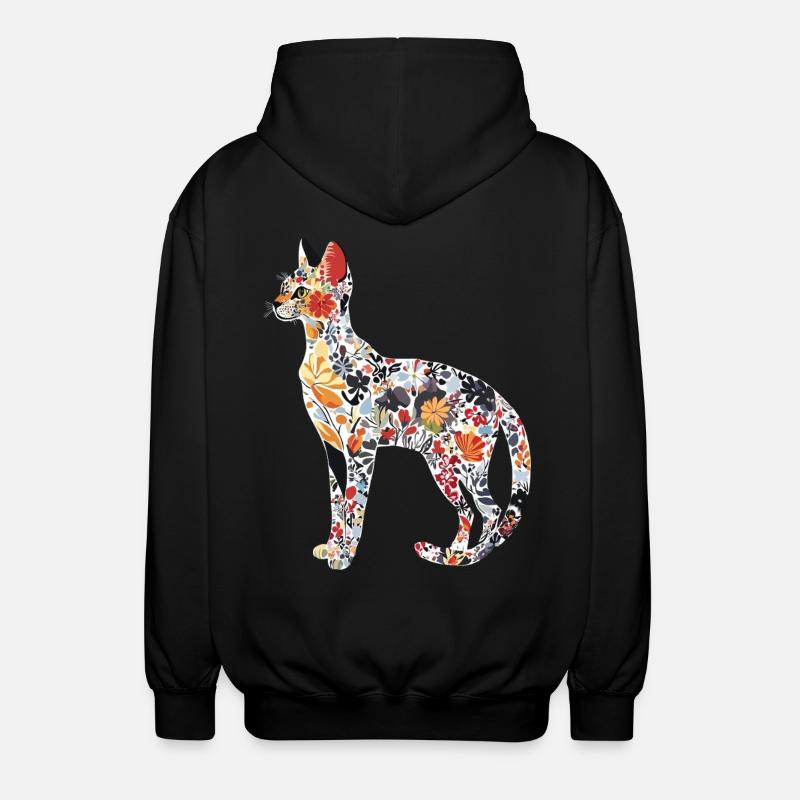 Savanne - Unisex Kapuzenjacke - Schwarz