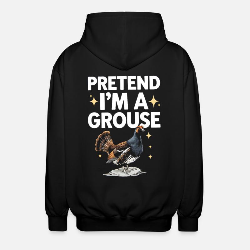 Auerhahn - Unisex Kapuzenjacke - Schwarz