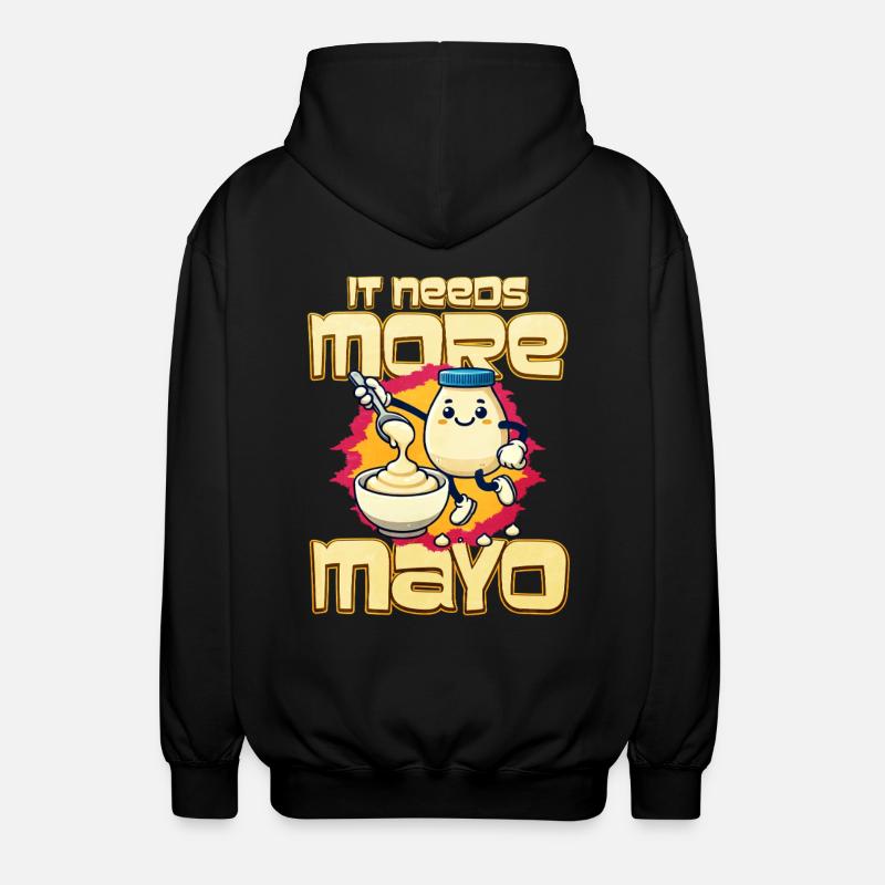 Mayonnaise - Unisex Kapuzenjacke - Schwarz