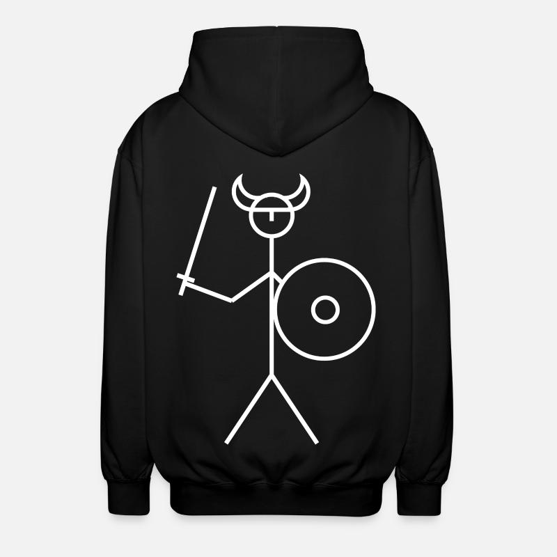 Viking - Unisex Kapuzenjacke - Schwarz