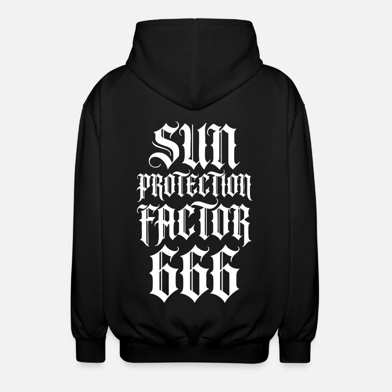 Gothic Provokationsspruch - Unisex Kapuzenjacke - Schwarz