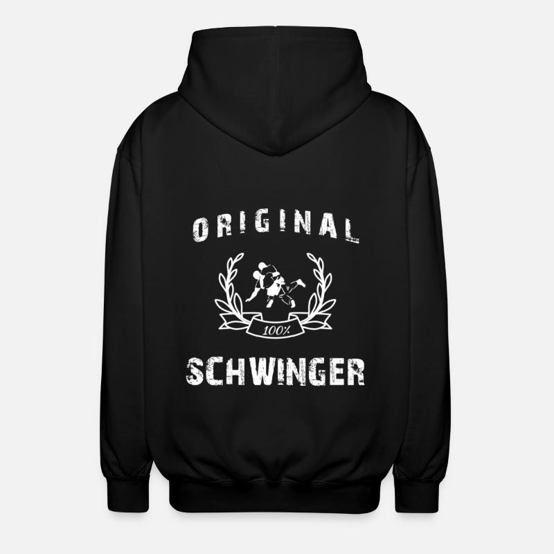 Original 100% Schwinger! 1.0 - Unisex Kapuzenjacke - Schwarz