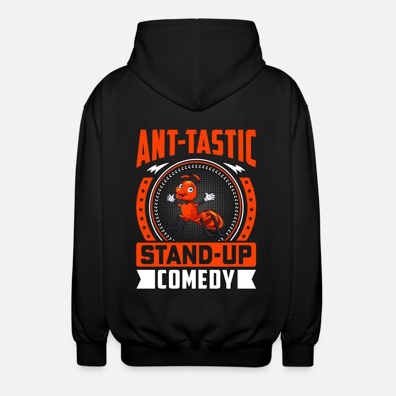 Ant-tastic stand-up comedy - Unisex Kapuzenjacke - Schwarz