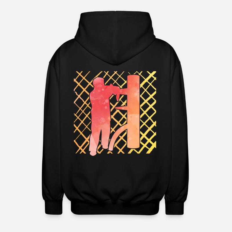 Wing Chun - Veste à capuche unisexe - noir