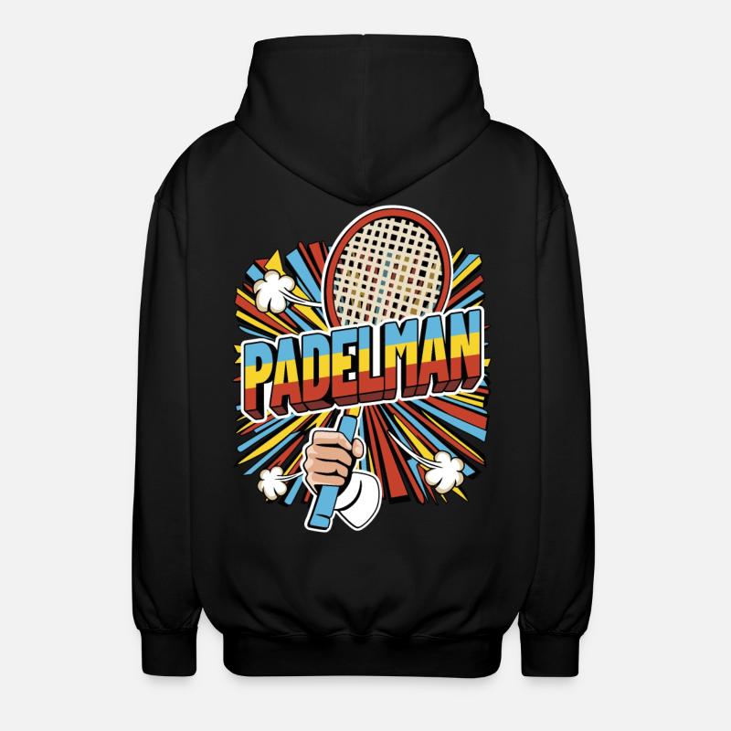 PADELMAN - Veste à capuche unisexe - noir