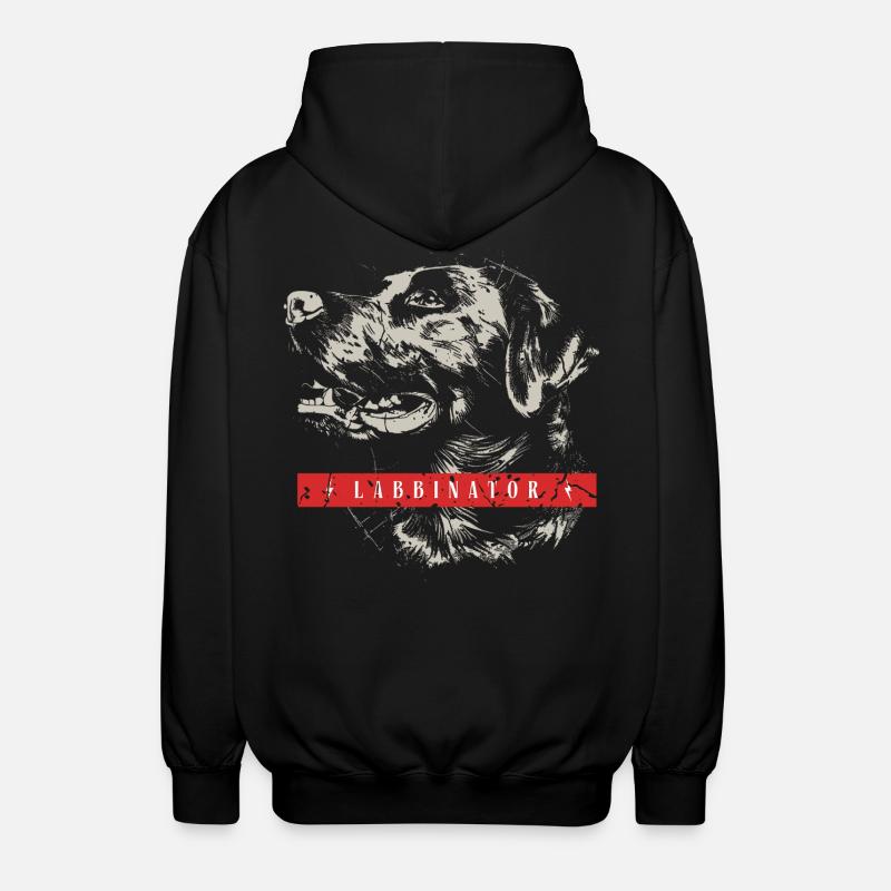 Labbinator | by NatureBark - Unisex Hooded Jacket - black