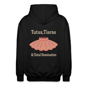 Tutu Diadème Domination Ballet Dicton Cadeau - Veste à capuche unisexe - noir - Dos - AI Model Male 185 light (185cm)