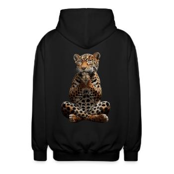 jaguar - Veste à capuche unisexe - noir - Dos - AI Model Male 185 light (185cm)