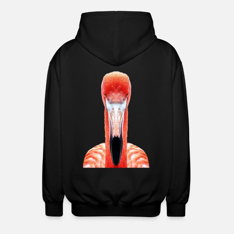 Flamant - Veste à capuche unisexe - noir