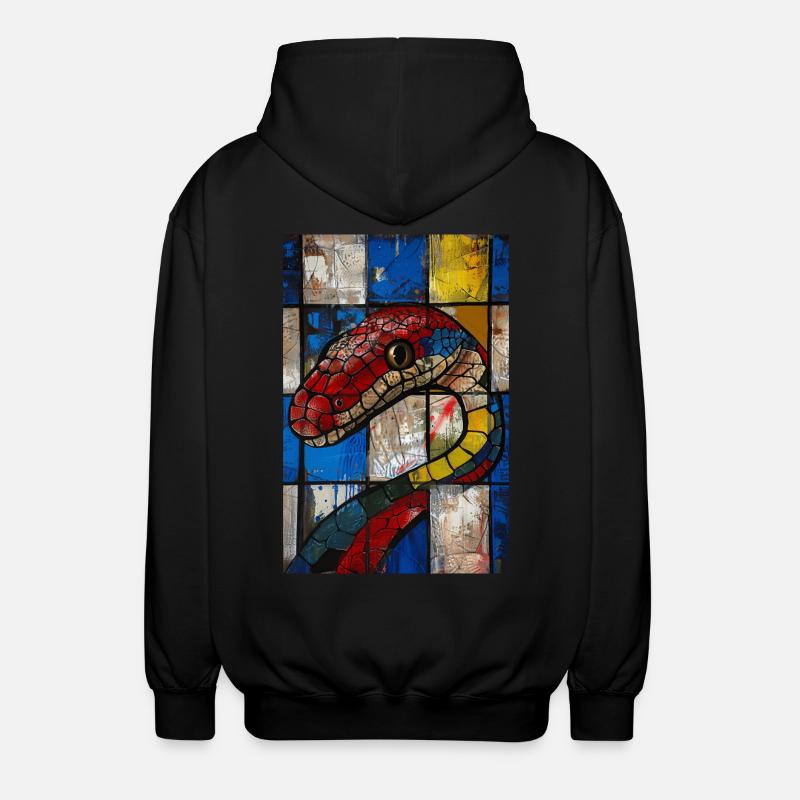 Serpent - Veste à capuche unisexe - noir