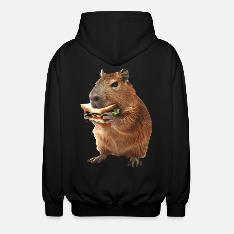Capybara - Veste à capuche unisexe - noir