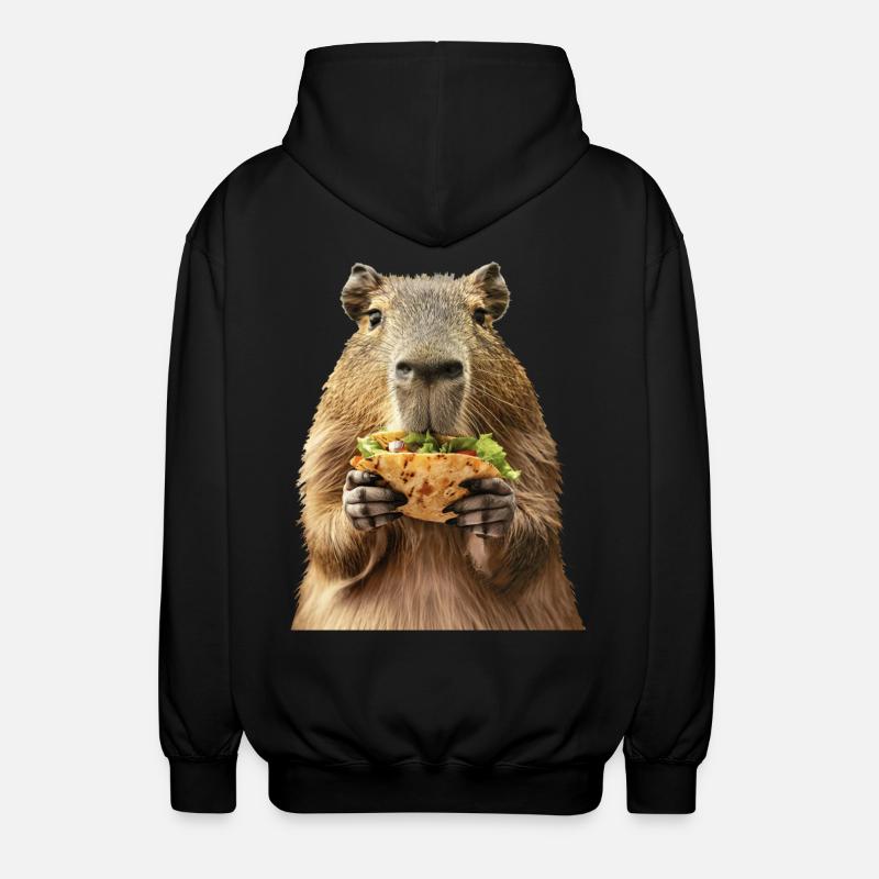 Capybara - Veste à capuche unisexe - noir