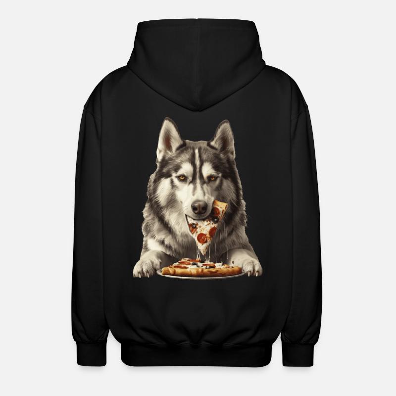 Alaskan Malasmute - Unisex Kapuzenjacke - Schwarz