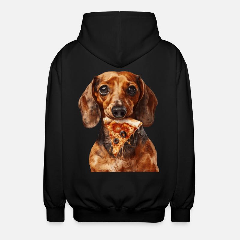 Teckel - Veste à capuche unisexe - noir