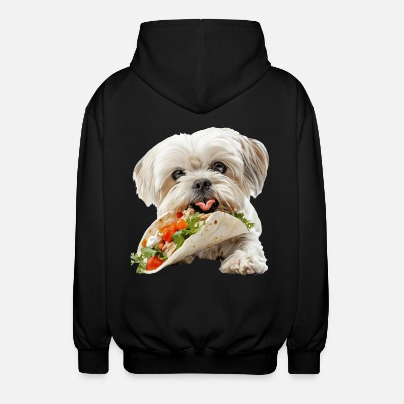 Shih Tzu - Veste à capuche unisexe - noir