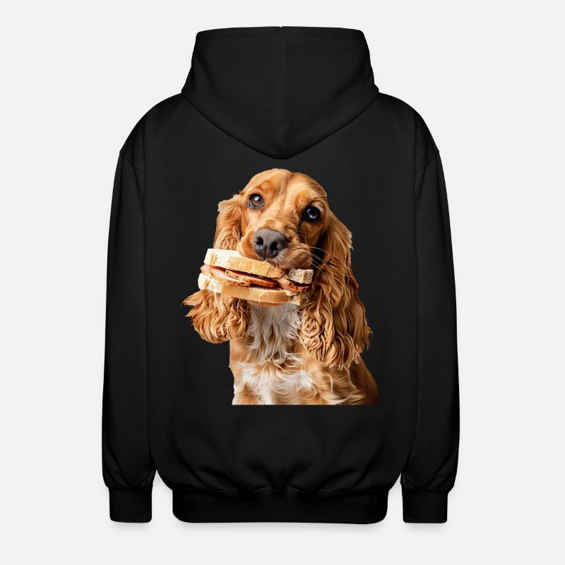 Cocker Spaniel - Unisex Kapuzenjacke - Schwarz