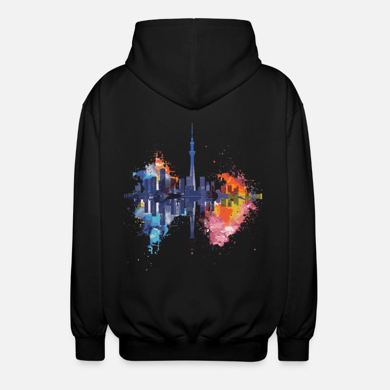 Fukuoka - Veste à capuche unisexe - noir