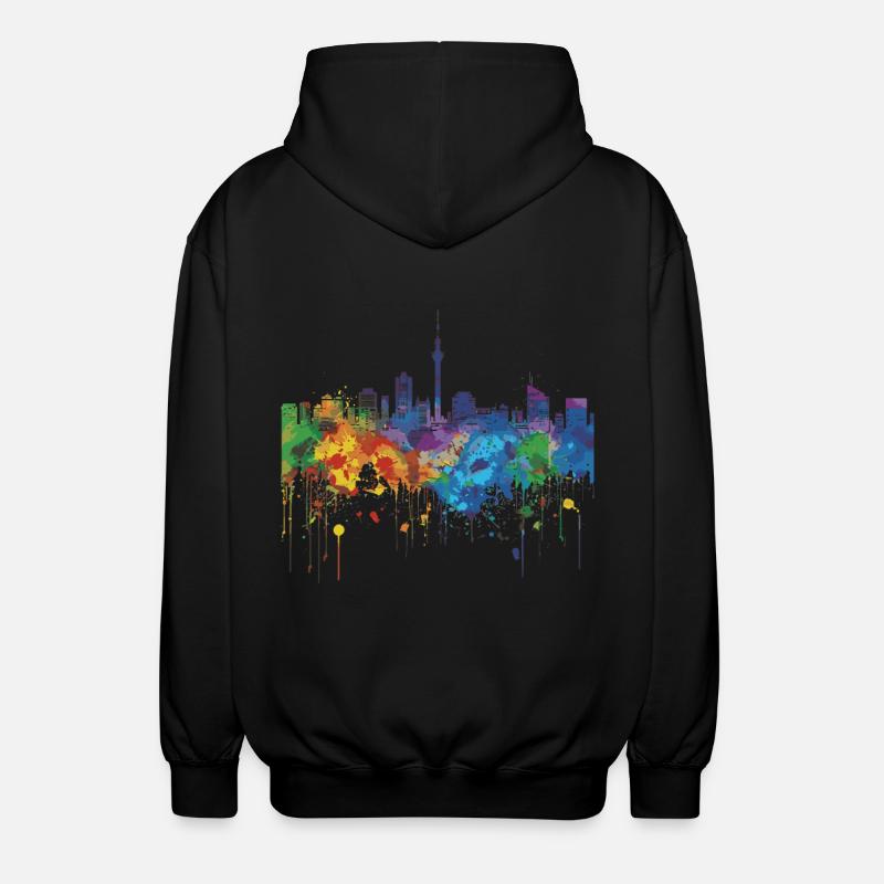 Naha - Unisex Kapuzenjacke - Schwarz