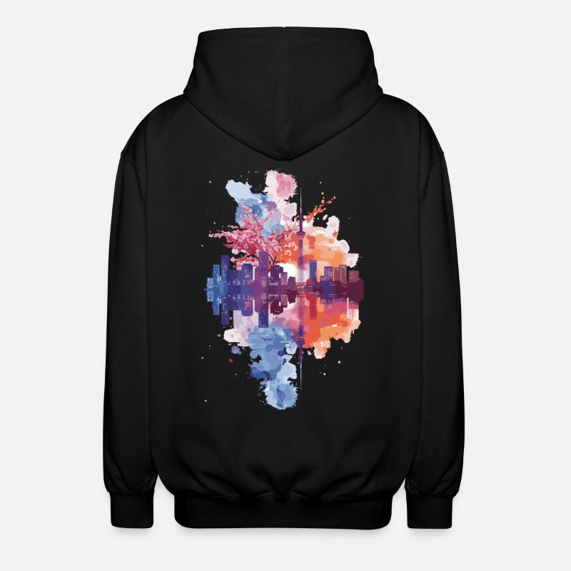 Sakura - Veste à capuche unisexe - noir