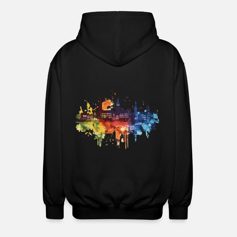 Velsen - Unisex Hooded Jacket - black