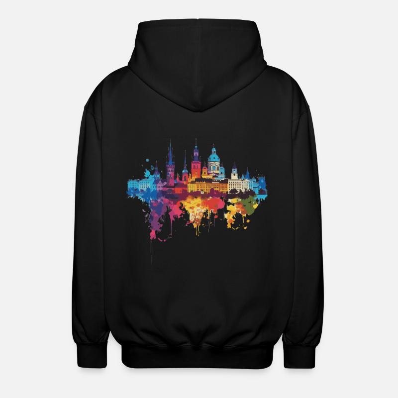 Przemyśl - Veste à capuche unisexe - noir