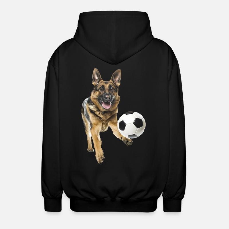 Deutscher Schäferhund - Unisex Kapuzenjacke - Schwarz