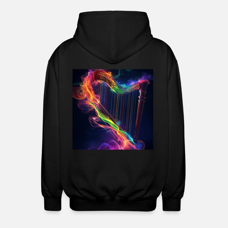 Harpe - Veste à capuche unisexe - noir
