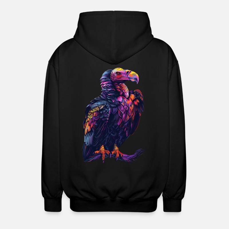 Geier - Unisex Kapuzenjacke - Schwarz