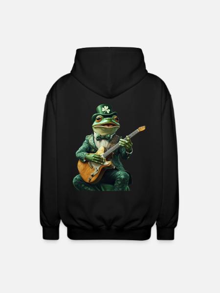 Frosch - Unisex Kapuzenjacke - Schwarz