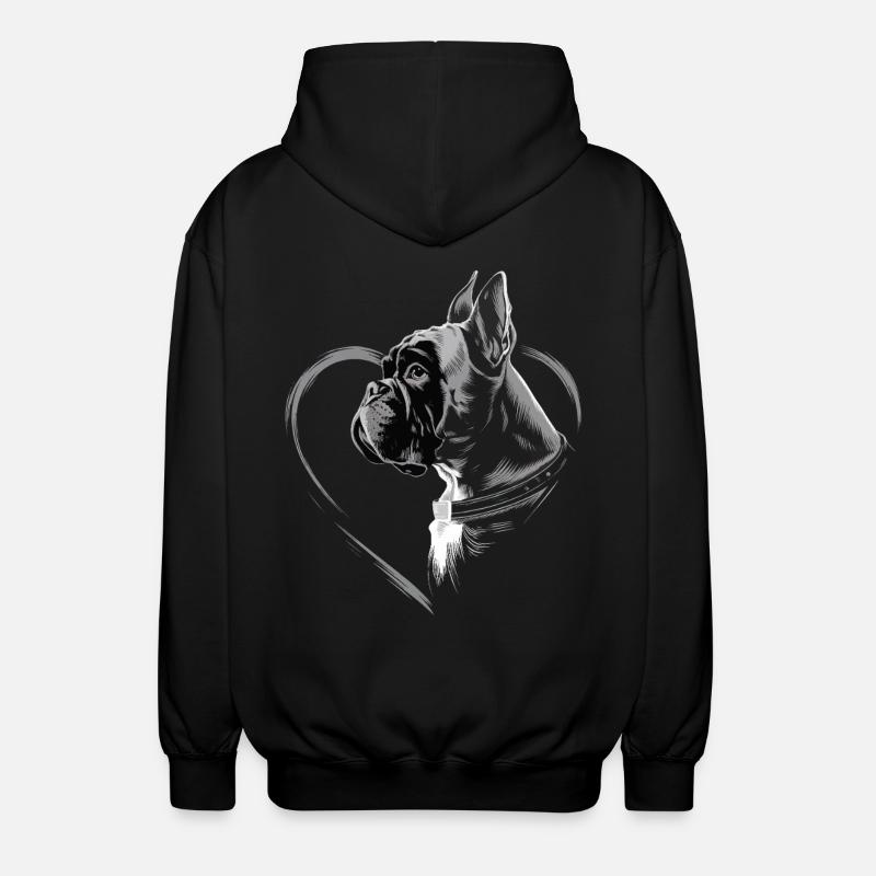 Boxer - Unisex Kapuzenjacke - Schwarz