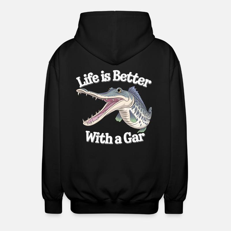 Gar - Unisex Kapuzenjacke - Schwarz
