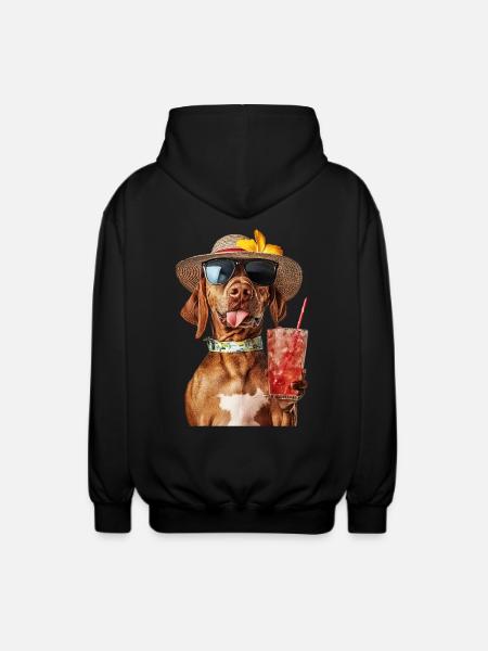Rhodesian Pitbull Ridgeback - Unisex Kapuzenjacke - Schwarz