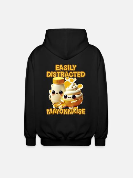 Mayonnaise - Unisex Kapuzenjacke - Schwarz