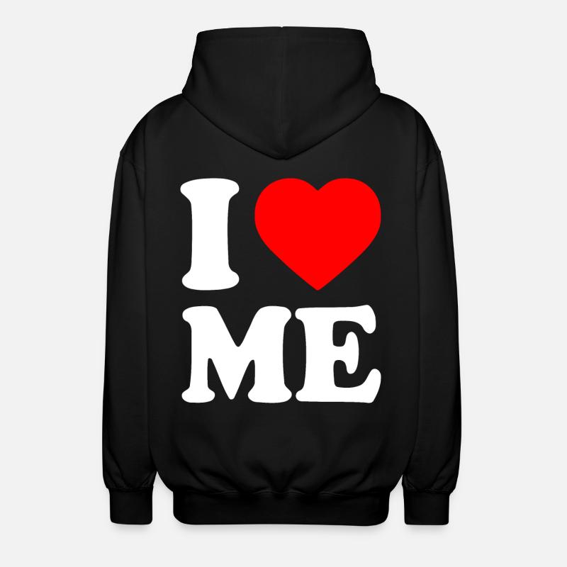 I love me - Veste à capuche unisexe - noir