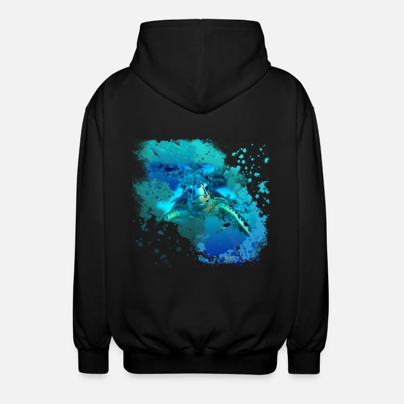 Turtlebay - Unisex Kapuzenjacke - Schwarz