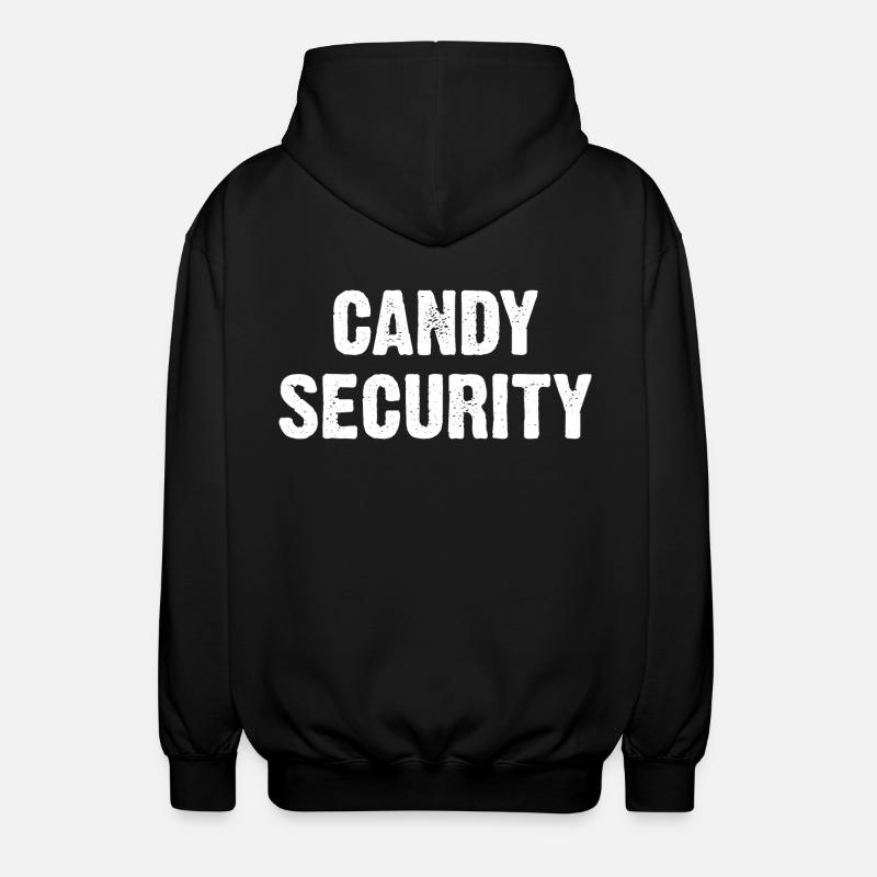 Candy Security - Unisex Hooded Jacket - black