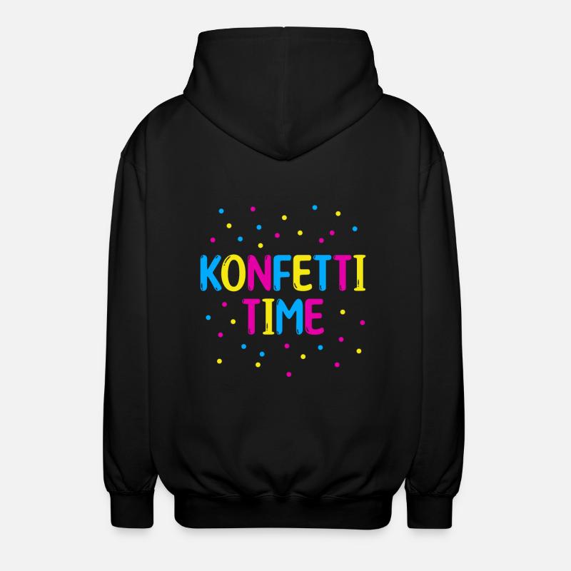 L’heure des confettis - Veste à capuche unisexe - noir