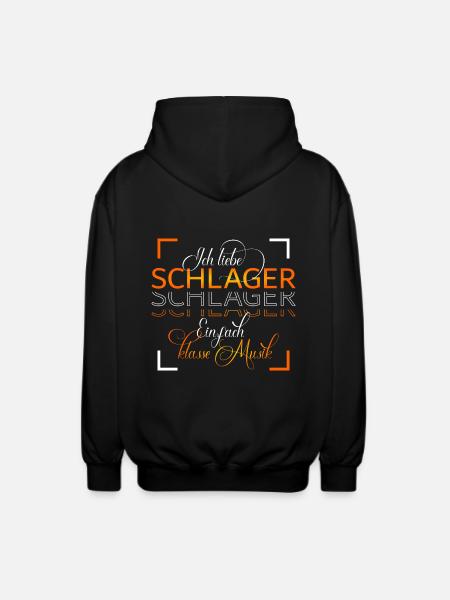 J’adore Schlager - Veste à capuche unisexe - noir