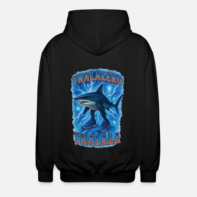 Hai - Unisex Kapuzenjacke - Schwarz