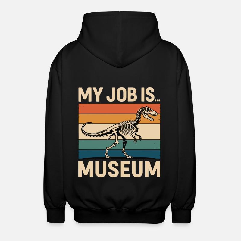 Musée - Veste à capuche unisexe - noir