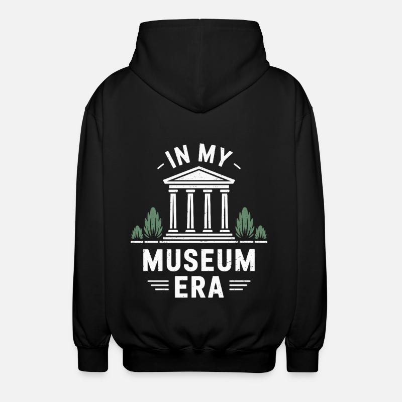Museum - Unisex Kapuzenjacke - Schwarz